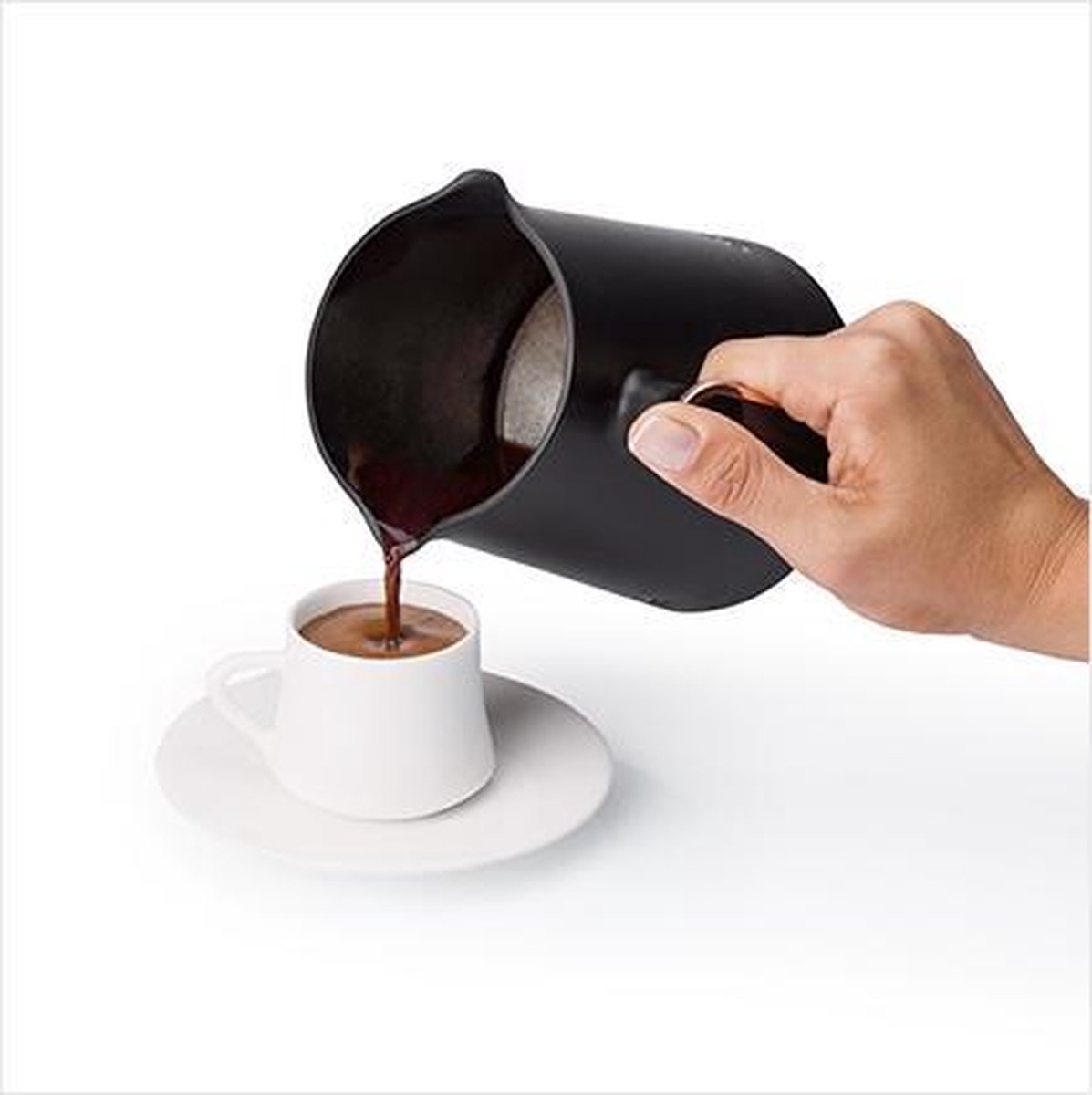 Arzum OKKA MINIO Mokka-koffieautomaat, Chroom - Zwart