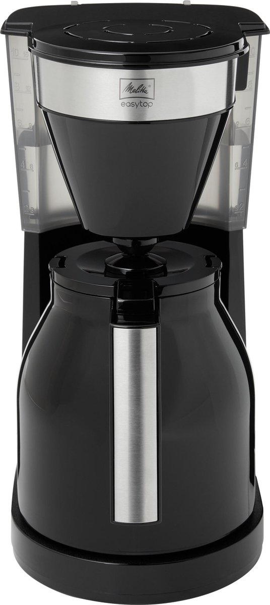 Melitta 1023-08 Koffiezetapparaat, RVS Capaciteit koppen: 8 Thermoskan - Zwart