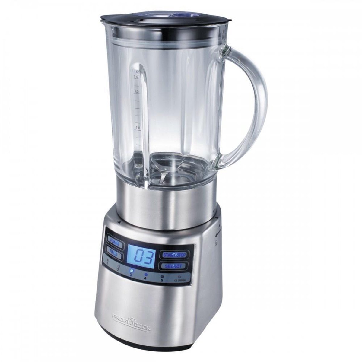 Profi Cook PC-UM 1006 Blender 1200 W RVS, - Zwart