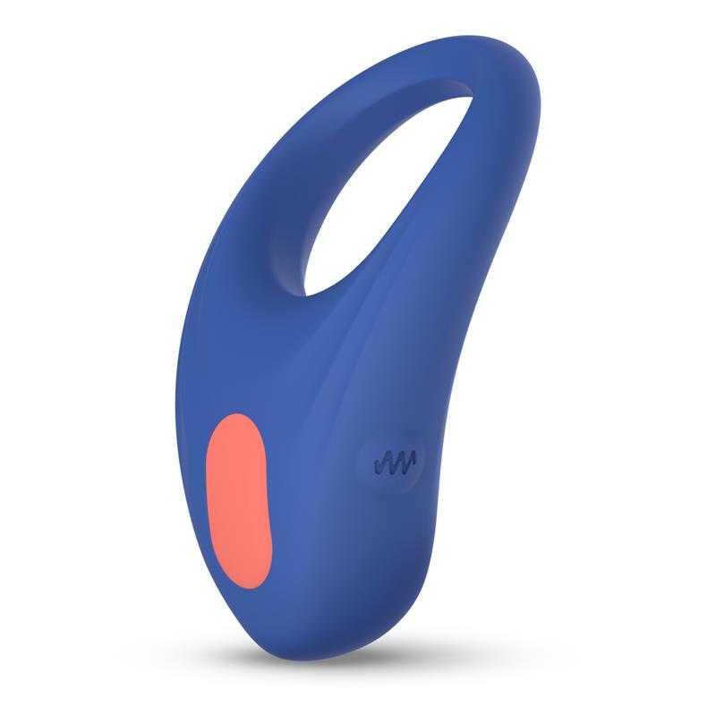 Feelz Toys Rring Date Night Penis Ring with Vibration USB Silicone - Blauw