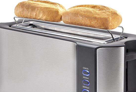 Princess Long Slot Toaster - Silver