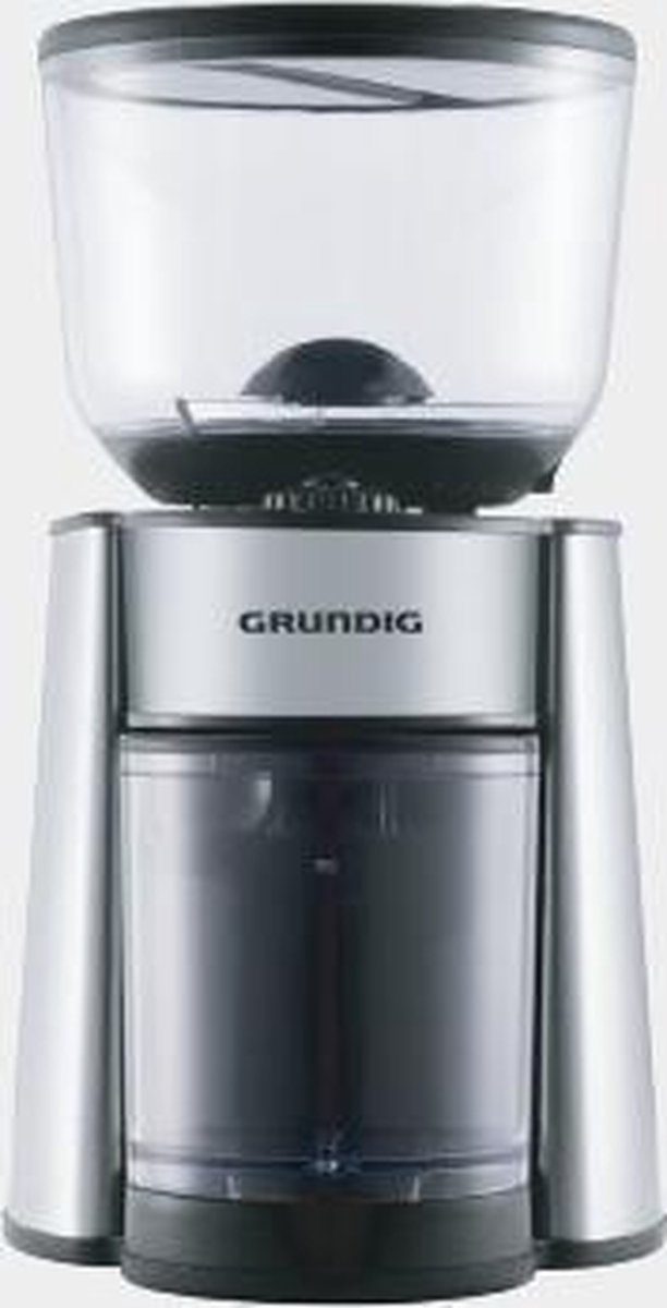 Grundig CM 6760 GMS2060 Koffiemolen RVS, RVS maalwerk - Zwart