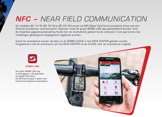Sigma BC 14.16 ALTI STS CAD Draadloze fietscomputer Gecodeerd Met wielsensor, Met trapfrequentiesensor - Zwart