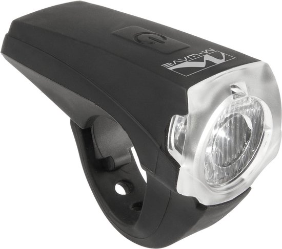 M-wave Koplamp APOLLON K 1.1 USB LED werkt op een accu - Zwart