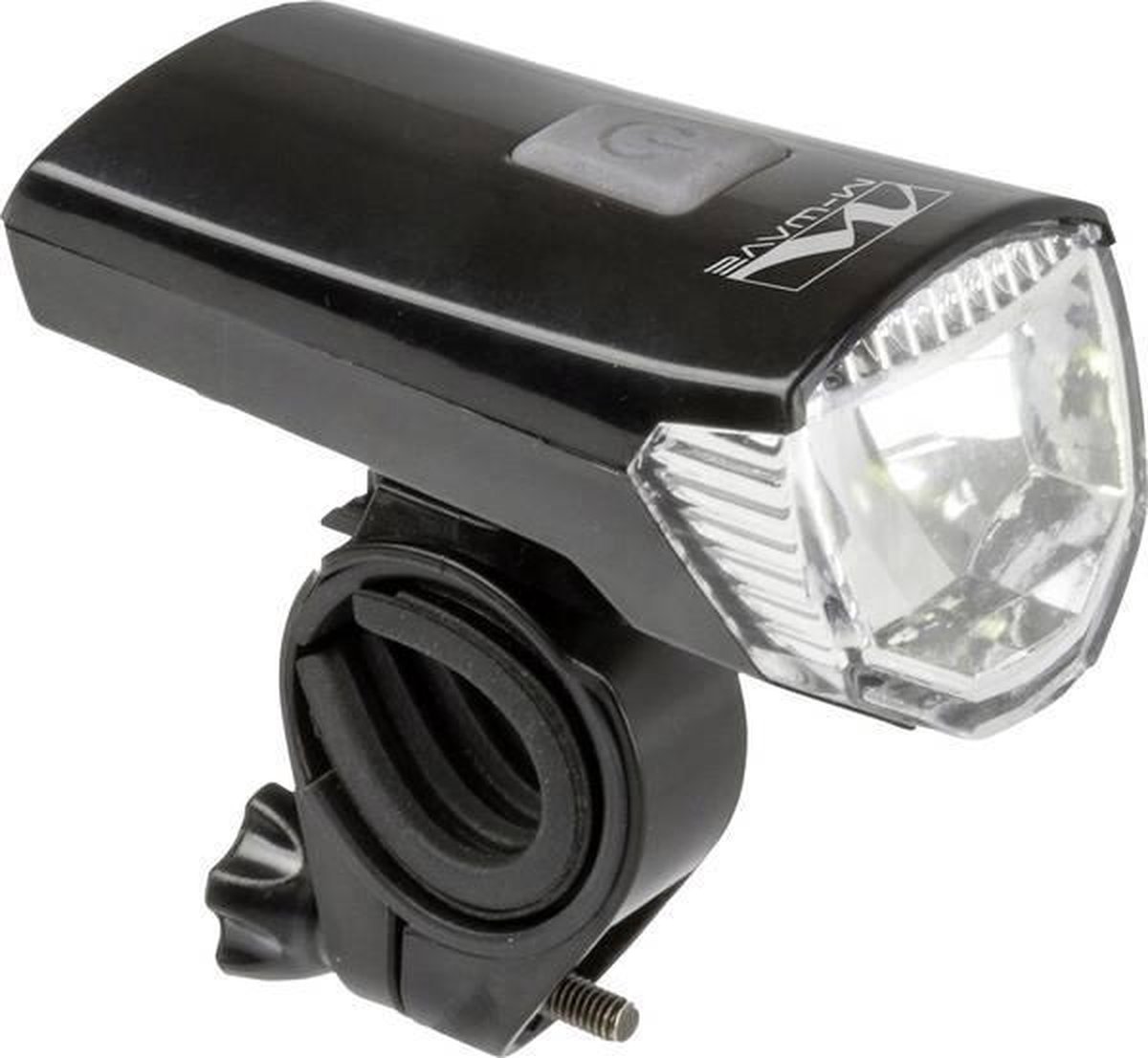 M-wave Fietsverlichtingsset ATLAS K 11 USB LED werkt op een accu - Zwart