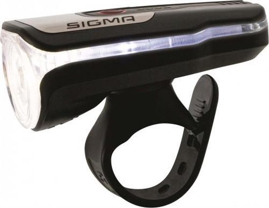 Sigma Koplamp AURA 80 LED werkt op een accu - Zwart