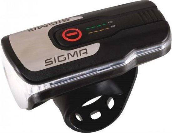 Sigma Koplamp AURA 80 LED werkt op een accu - Zwart