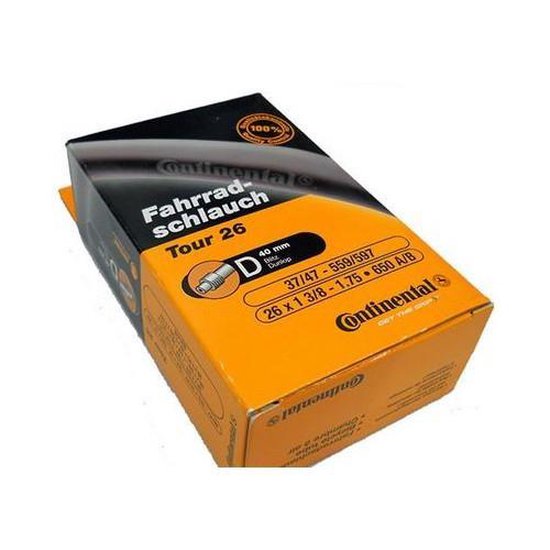 Continental Binnenband 26 inch Tour 26 37/559-47-597 DV40 Dunlop-ventiel (DV) - Zwart