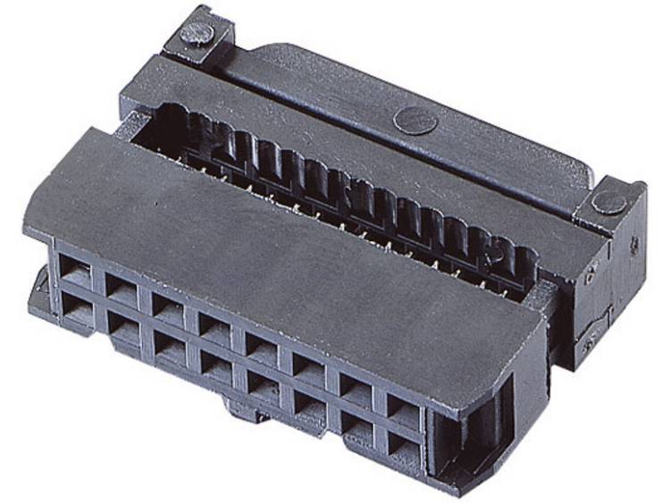 BKL Electronic 10120862 Pinconnector Met trekonlasting Rastermaat: 2.54 mm Totaal aantal polen: 6 Aantal rijen: 2 1 stuk(s)