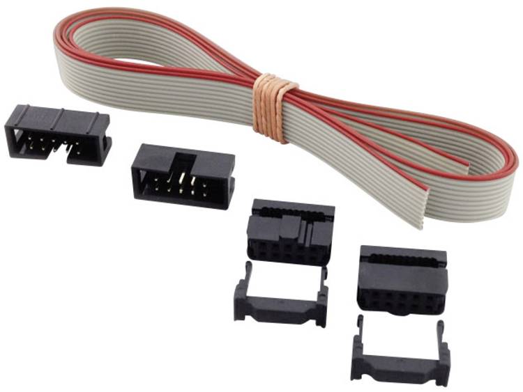 BKL Electronic 10122100 Pinconnectorset Met trekonlasting Rastermaat: 2.54 mm Totaal aantal polen: 10 Aantal rijen: 2 1 set(s)