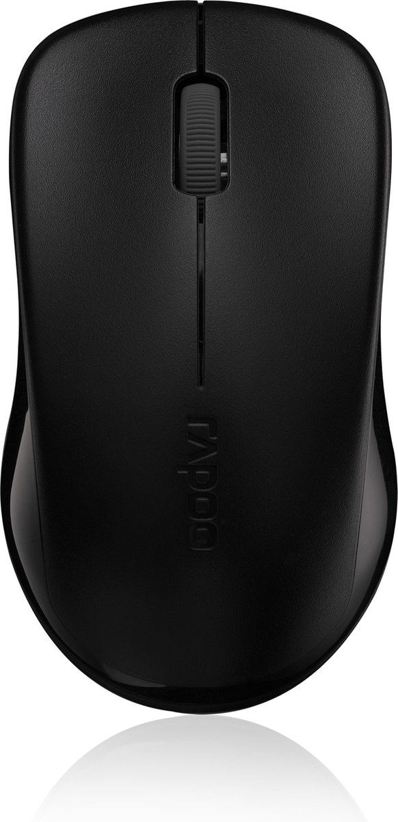 Rapoo 1620 muis Optisch 1000 DPI - Zwart