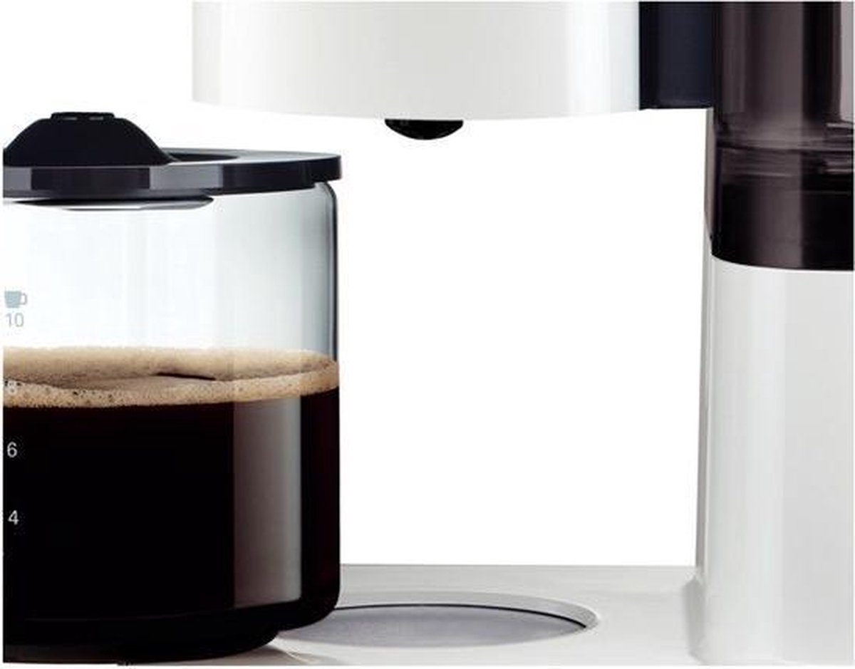 Bosch TKA8011 Koffiezetapparaat, Antraciet Capaciteit koppen: 10 Glazen kan, Warmhoudfunctie - Wit