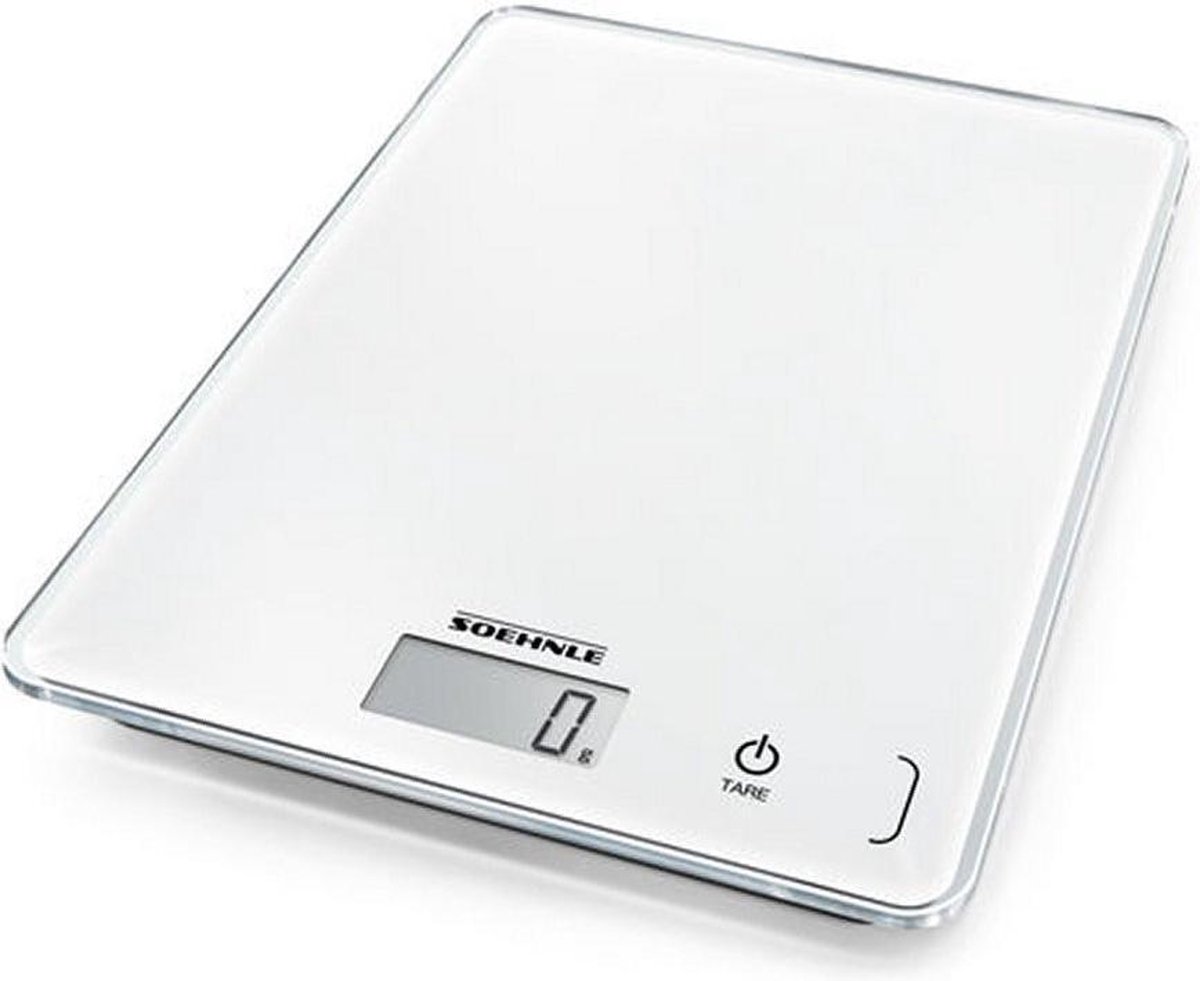 Soehnle KWD Page Compact 300 Digitale keukenweegschaal Met wandbevestiging Weegbereik (max.): 5 kg - Blanco
