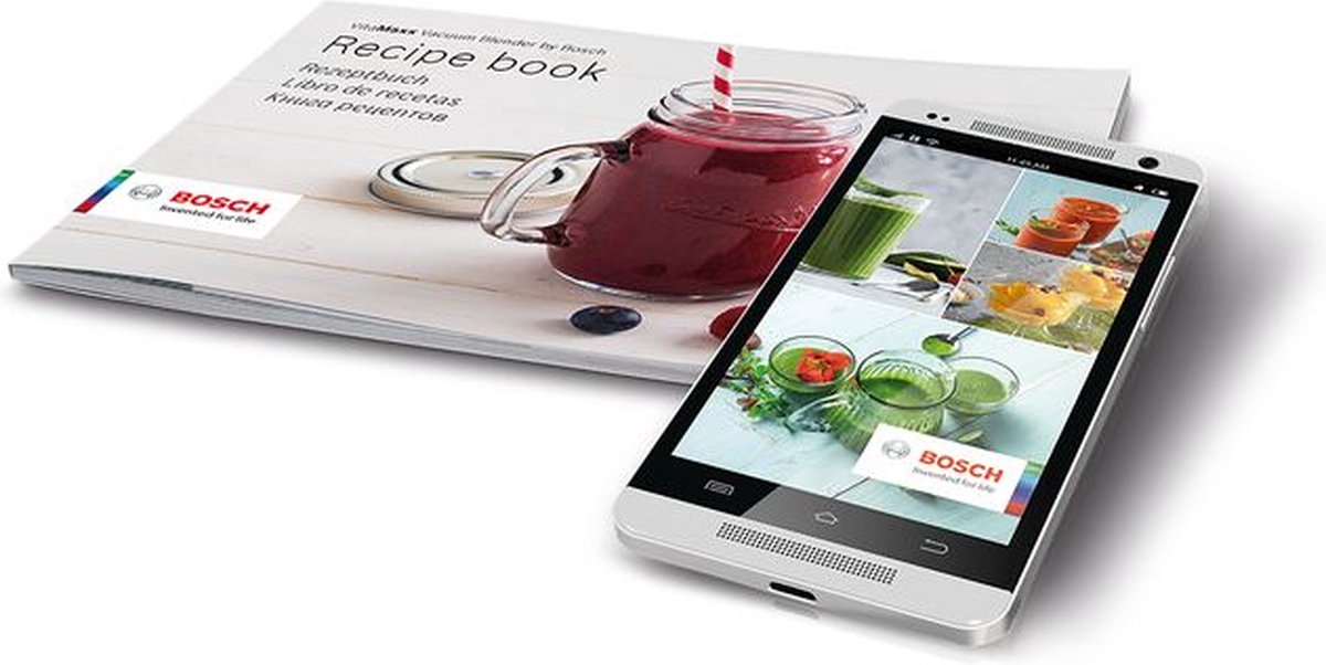 Bosch MMBV622M - Vitamaxx Blender 1000 W Aluminium, - Zwart