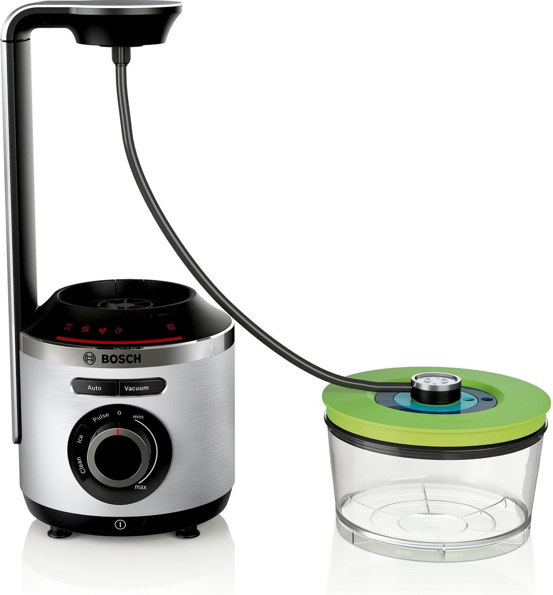 Bosch MMBV622M - Vitamaxx Blender 1000 W Aluminium, - Zwart
