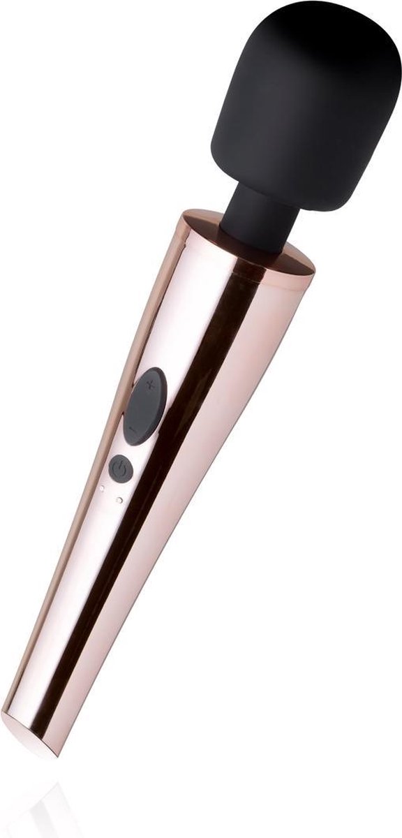 Rosy Gold - Nouveau Wand Massager - Zwart