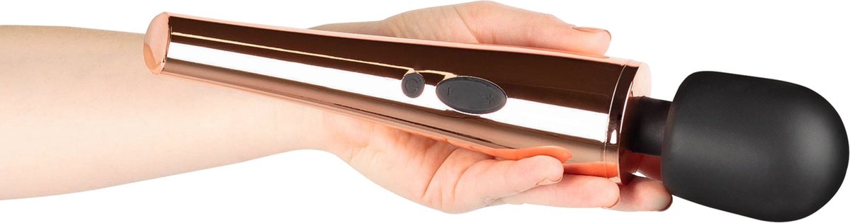 Rosy Gold - Nouveau Wand Massager - Zwart