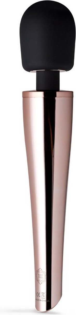 Rosy Gold - Nouveau Wand Massager - Zwart