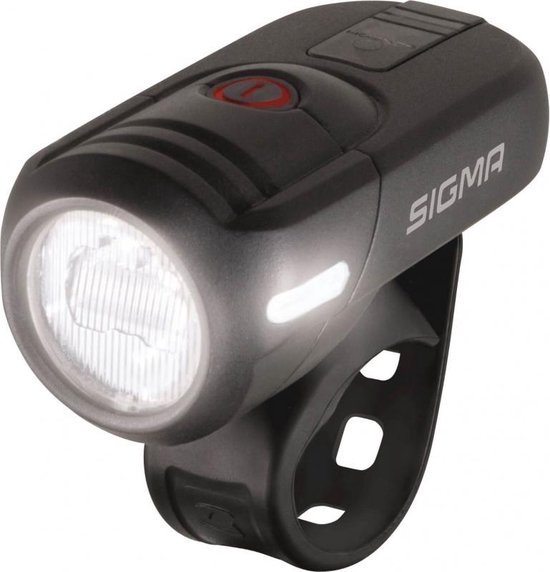 Sigma Koplamp AURA 45 LED werkt op een accu - Zwart