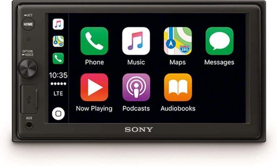 Sony Autoradio met scherm dubbel DIN XAVAX1000.EUR AppRadio, GeÃ¯ntegreerd navigatiesysteem