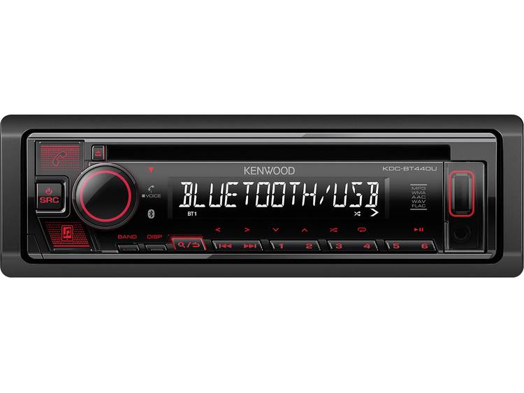 Kenwood Autoradio enkel DIN KDC-BT440U Aansluiting voor stuurbediening, Bluetooth handsfree