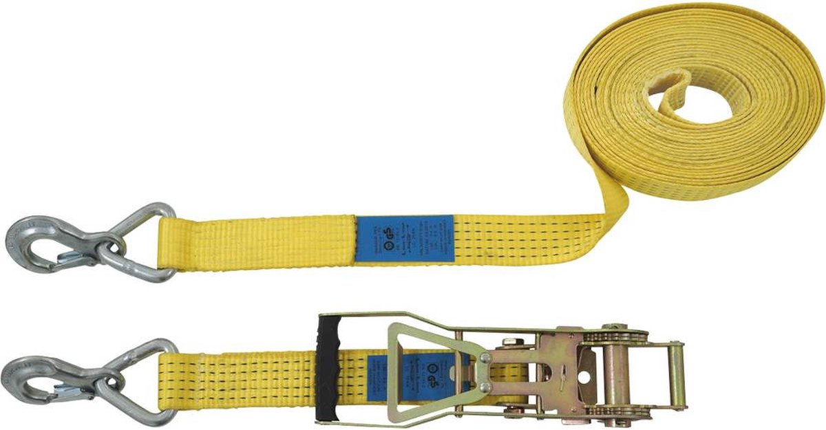 Petex 43193119 Spanband (tweedelig) Trekkracht (lc) vastbinden (enkel/direct)=2500 daN (l x b) 10 m x 50 mm