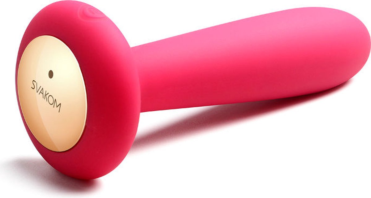 SVAKOM Primo Heating Butt Plug Wine Red - Rood