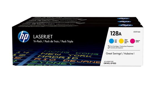 HP 128A Toners Combo Pack