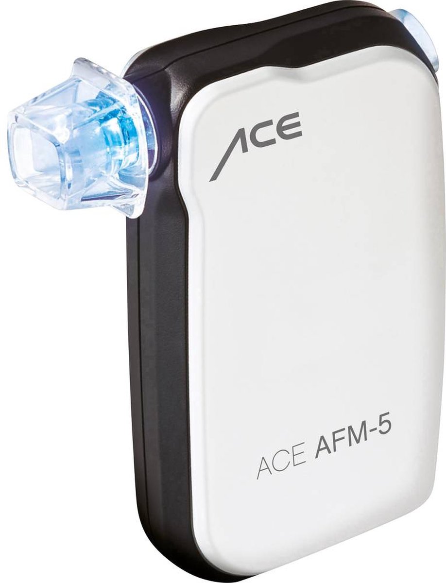 Ace AFM-5 Alcoholtester 0 tot 4 â° Weergave via smartphone - Wit