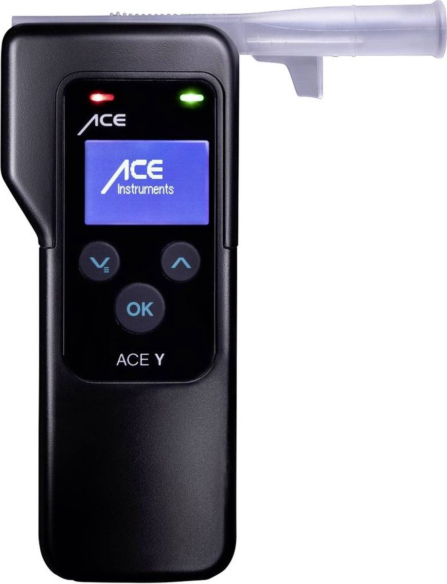 Ace Y Alcoholtester 0 tot 5 â° Incl. display - Zwart