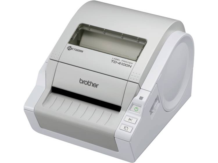 Brother TD-4100N Labelprinter Thermisch 300 x 300 dpi Etikettenbreedte (max.): 102 mm USB, RS-232, LAN
