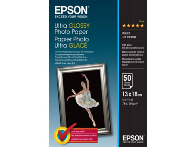 Epson Ultra Glossy Photo Paper C13S041944 Fotopapier 300 g/mÂ² 50 vellen Hoogglans
