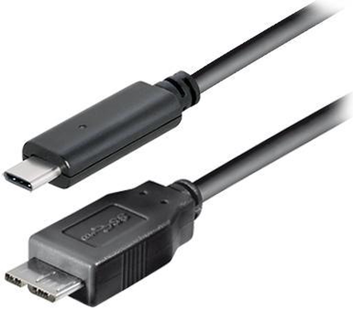 DeLOCK USB 3.1 Aansluitkabel [1x USB-C stekker - 1x Micro-USB 3.0 B stekker] 0.50 m - Zwart