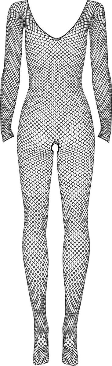 OBSESSIVE BODYSTOCKING BLACK N109 S/M - Zwart