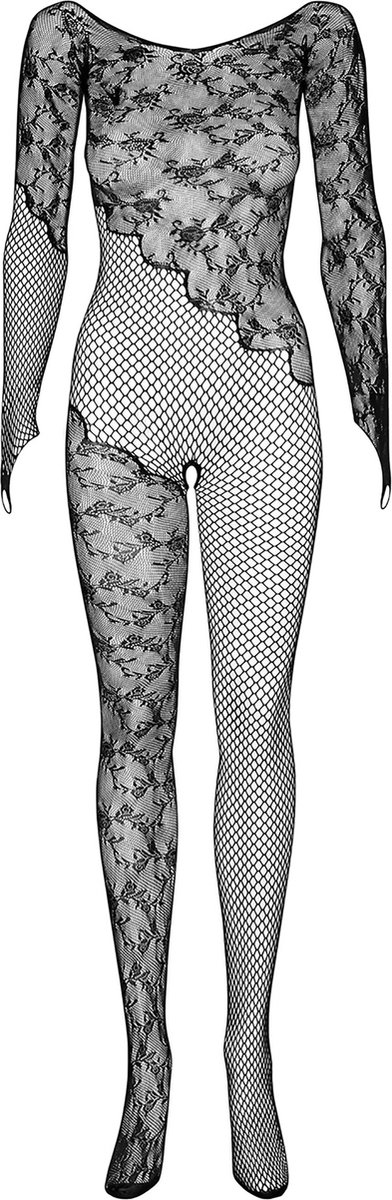 Obsessive BODYSTOCKING BLACK F210 S/M/L - Zwart