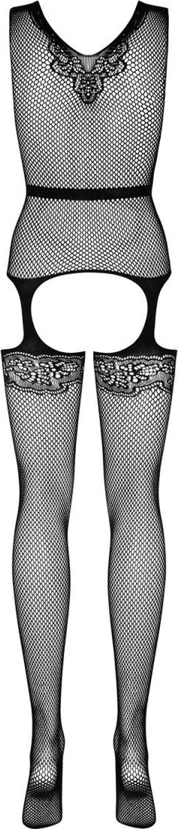 OBSESSIVE BODYSTOCKING BLACK F217 XL/XXL - Zwart