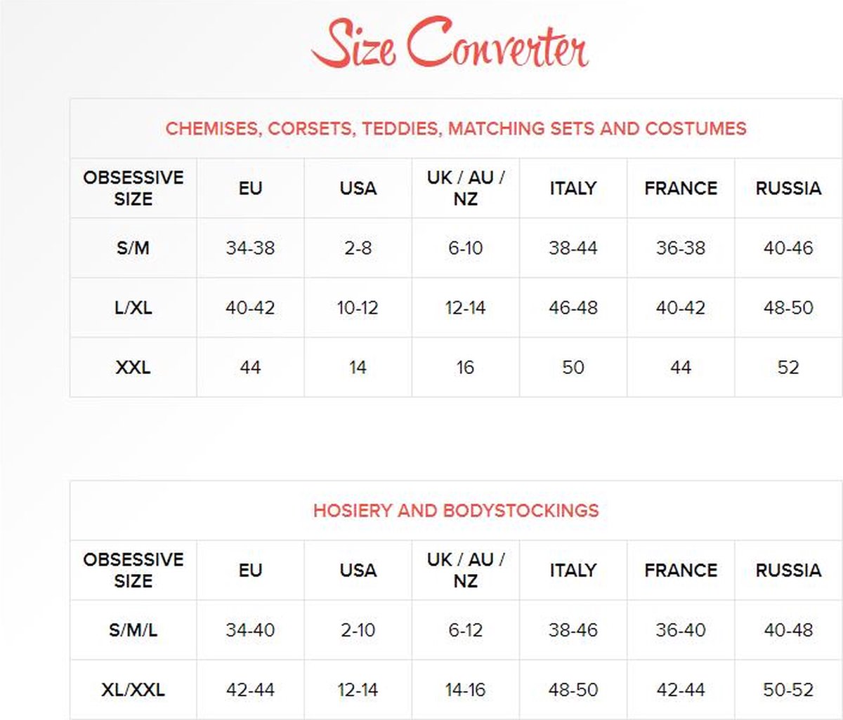 OBSESSIVE S207 GARTER STOCKINGS BLACK S/M/L - Zwart