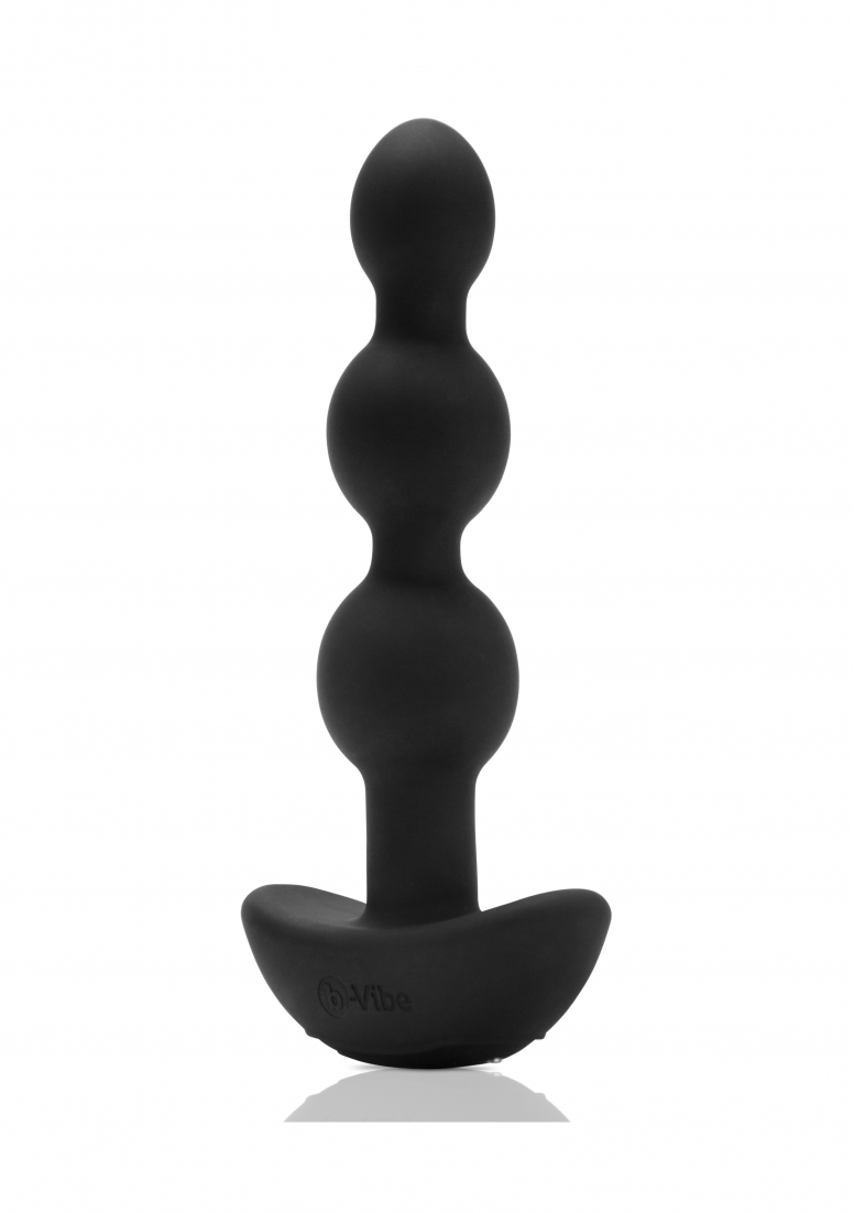 B-Vibe Triplet Anal Beads - Black - Zwart