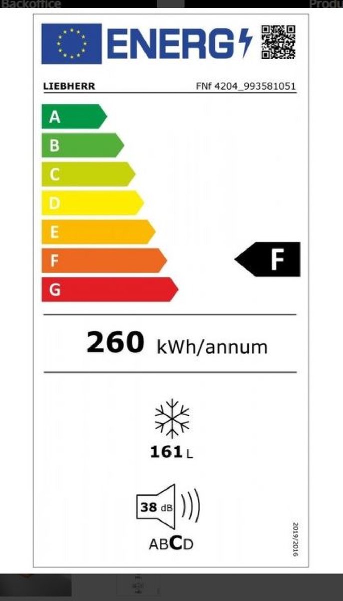 Liebherr vrieskast FNF 4204-20