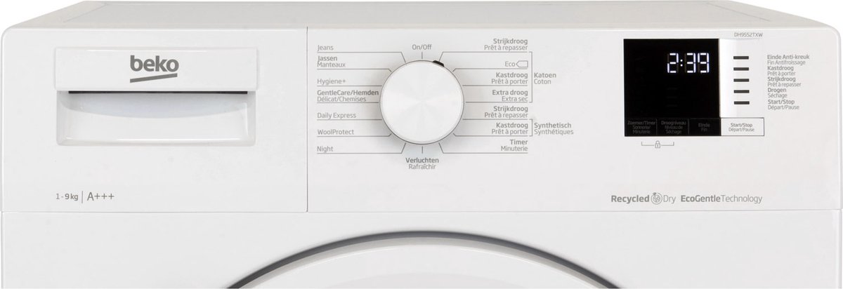 Beko warmtepompdroger DH9552TXW