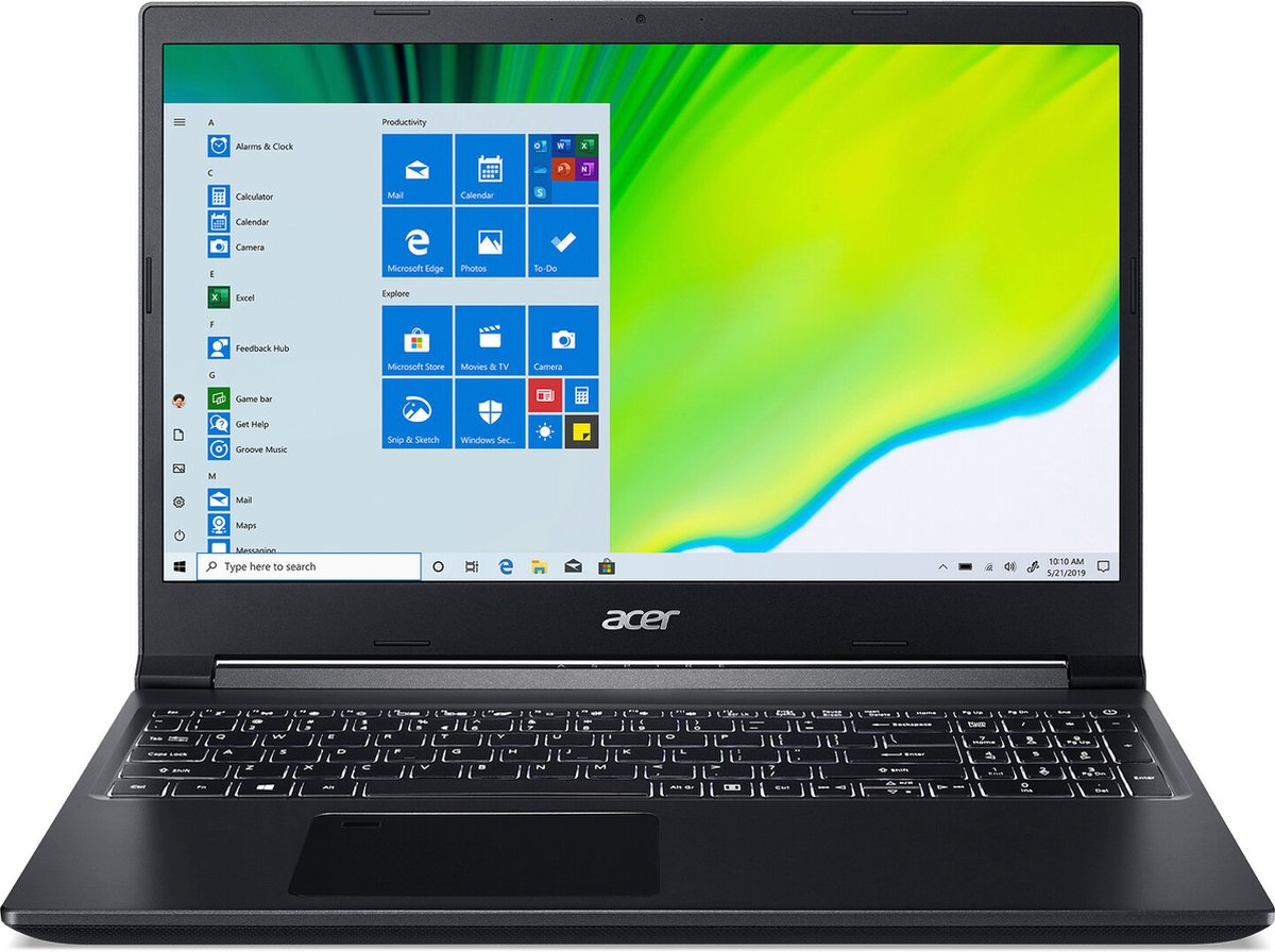 Acer gaming laptop ASPIRE 7 A715-75G-56HR