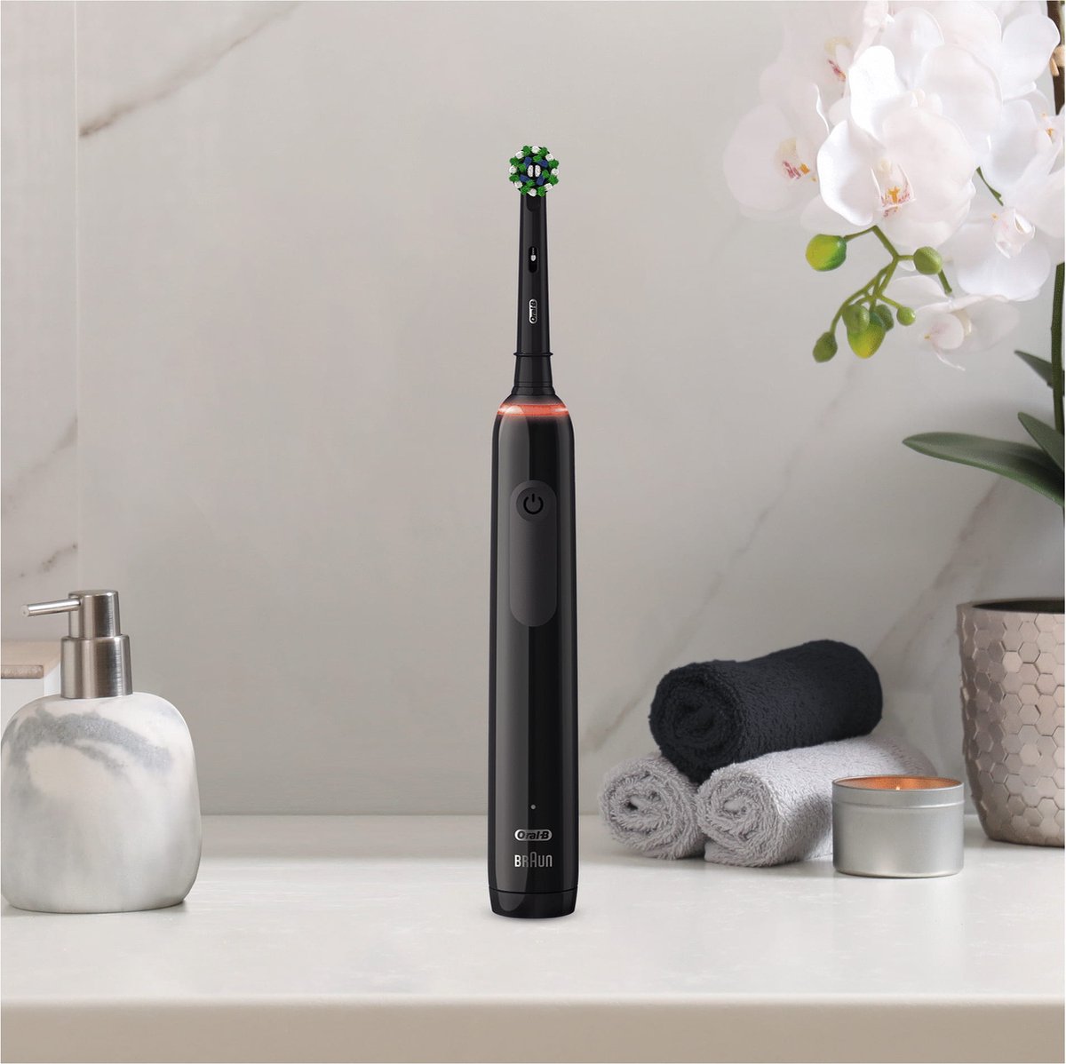 Oral B roterende tandenborstel PRO 3 3900 Duo - Zwart