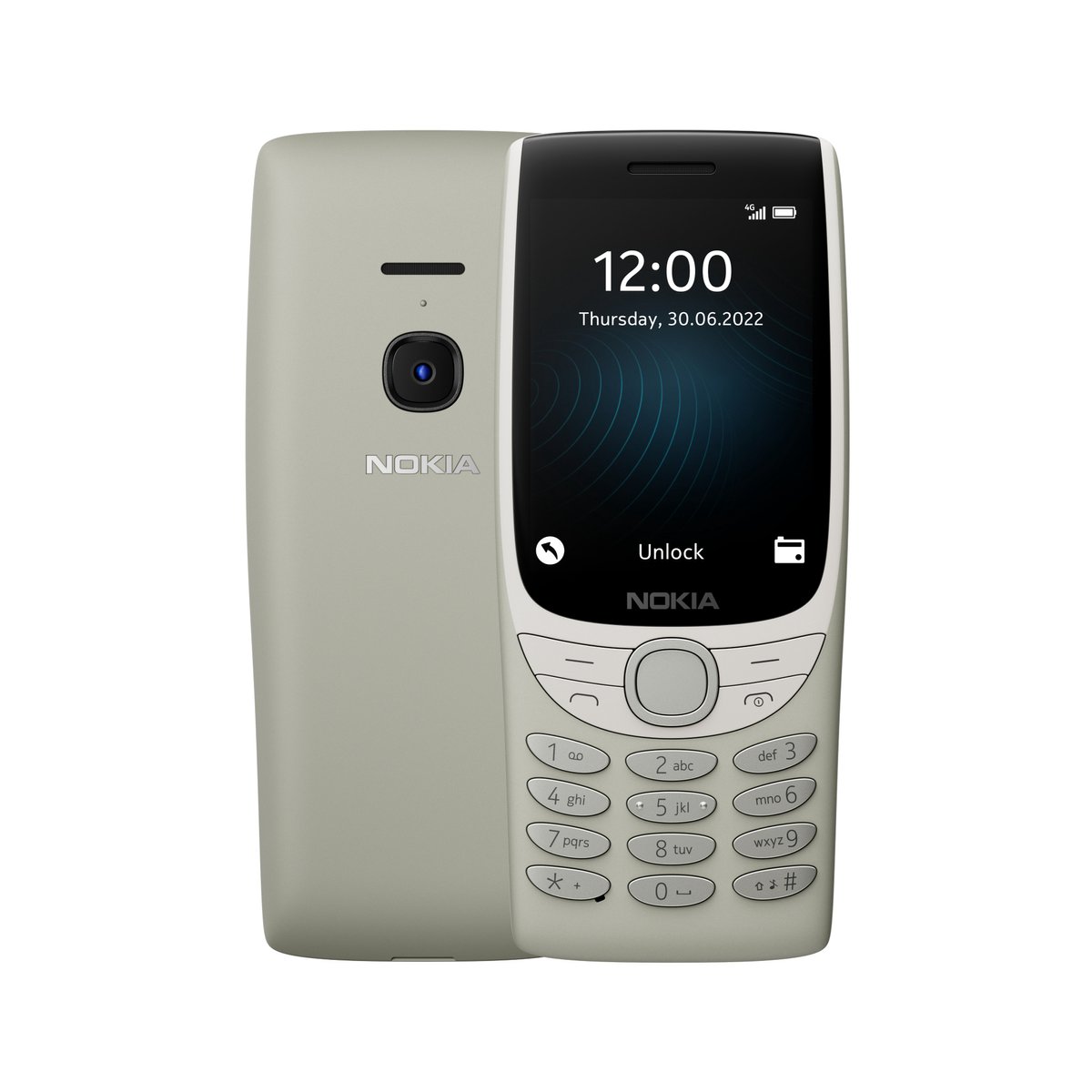 Nokia 8210 4G (Beige) - Bruin