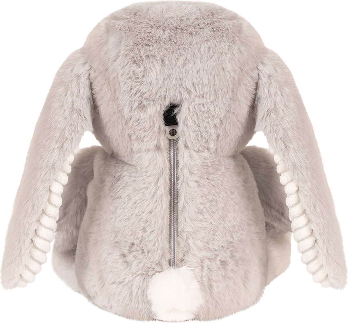 Flow Amsterdam Hartslag Knuffel - White Noise - Milo Het Konijn - Grijs