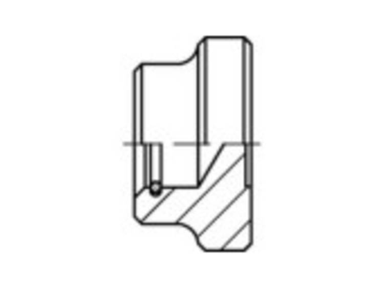 TOOLCRAFT 137882 Pressure pieces M12 Staal 10 stuk(s)