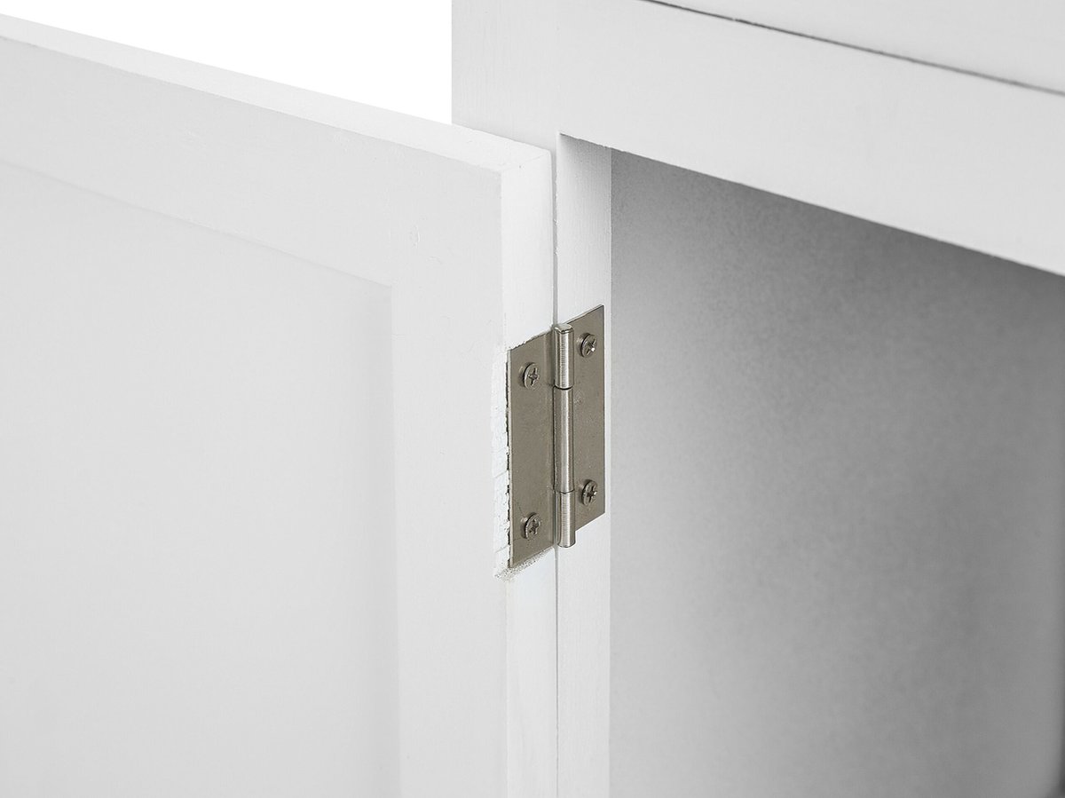 Beliani Layola - Nachtkast-wit-mdf