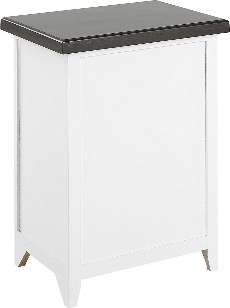 Beliani Layola - Nachtkast-wit-mdf