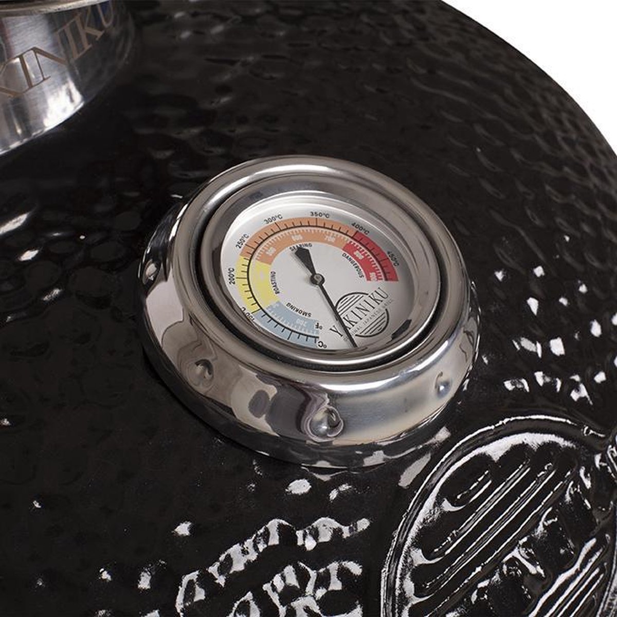 Yakiniku Large Barbecue Set 19 Inch Incl. Onderstel En Zijtafels - Zwart