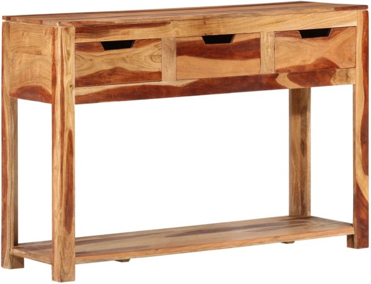 Vidaxl Wandtafel 110x35x75 Cm Massief Acaciahout - Bruin