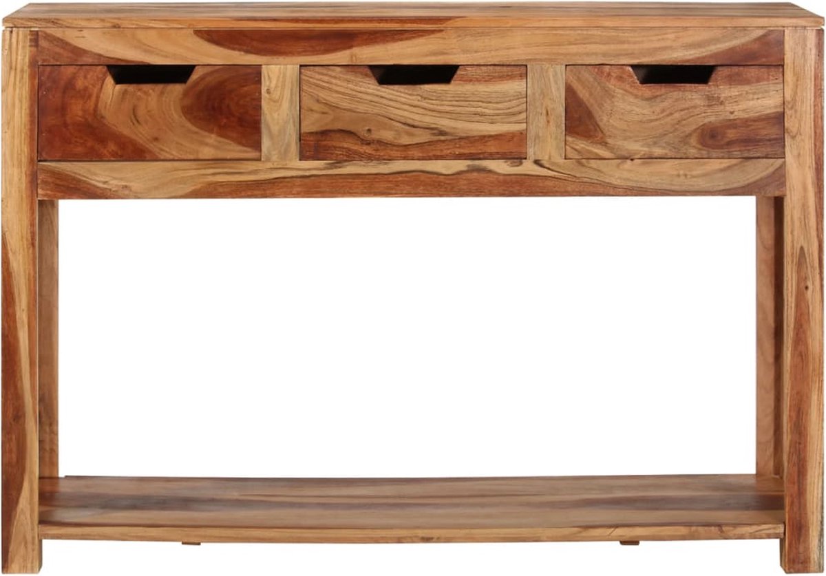 Vidaxl Wandtafel 110x35x75 Cm Massief Acaciahout - Bruin